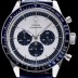 SA급 오메가 남성용 스피드마스터 화이트블루 다이얼 일본쿼츠 OMG00012 xx