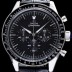 SA급 오메가 남성용 스피드마스터 블랙 다이얼 일본쿼츠 OMG0003 xx