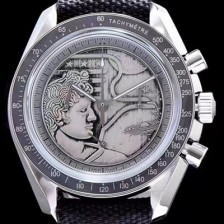 SA급 오메가 남성용 스피드마스터 그레이 다이얼 핸드 와인딩 무브먼트 OMG0010 xx