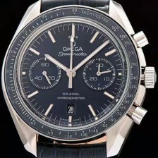 SA급 오메가 남성용 스피드마스터 크로노그래프 네이비 다이얼 블루다이얼 OMG0155 xx