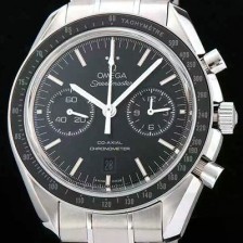 SA급 오메가 남성용 스피드마스터 크로노그래프 블랙다이얼 블랙베젤 OMG0102 xx
