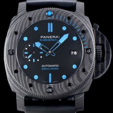 SA급 파네라이 남성용 서브멀시브 PAM01616 오토매틱 Cal.P9010 타입 47mm 카본제질 블랙 다이얼 pan5222 xx