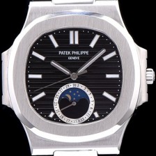 SA급 파텍필립 남성용 노틸러스 블랙 다이얼 오토매틱 무브먼트 PAT0231 xx
