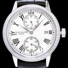 SA급 파텍필립 남성용 그렌드 컴플리케이션 화이트 다이얼 오토매틱 무브먼트 PAT0215 xx
