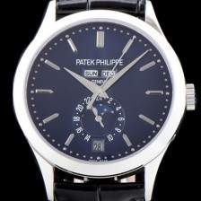 SA급 파텍필립 남성용 신형!!컴플리케이션 5396R-014 에뉴얼 캘린더 데이-데이트 문페이즈 네이비 다이얼 Cal.324 S C 오토매틱 무브먼트 PAT0042 xx