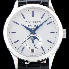 SA급 파텍필립 남성용 신형!!컴플리케이션 5396G-011 에뉴얼 캘린더 데이-데이트 문페이즈 화이트 다이얼 Cal.324 S C 오토매틱 무브먼트 PAT0004 xx
