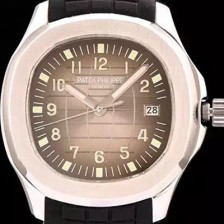 SA급 파텍필립 남성용 애쿼노트 아쿠아넛 졈보 스틸 시리즈 쵸콜릿 브라운 다이얼 PAT0400 xx