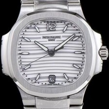 SA급 파텍필립 남성용 노틸러스 7018/1A-010 화이트 다이얼 브레이슬릿 오토매틱 무브먼트 PAT40340 xx
