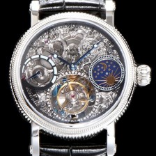 SA급 파텍필립 남성용 그렌드 컴플리케이션 문페이즈 세귤 리얼 투어빌론 최상급 쥬얼 다이아몬드 베젤 스켈레톤 다이얼 PAT0400 xx