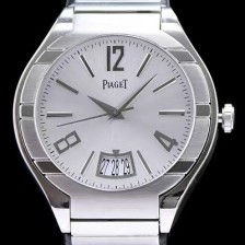 SA급 피아제 남성용 폴로 화이트실버다이얼 오토매틱 무브먼트 PIA4233 xx