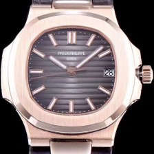 SA급 파텝필립 남성용 노틸러스 5711R최신버전 업그레이드형!! 로즈골드 브라운 다이얼 브레이슬릿 아시안 무브먼 PAT422 xx