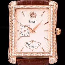 SA급 피아제 남성용 엠페라도 로즈골드 33mm 시리즈 화이트다이얼 PIA4211 xx