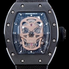 SA급 리차드밀레 남성용 리차드밀레 RM52-01 뚜르비용 스컬 워치 스켈레톤&해골무늬 다이얼 오토매틱 무브먼트 RIC0405 xx