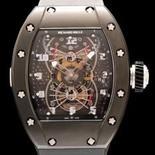 SA급 리차드밀레 남성용 RM022 블랙 PVD코딩 스켈레톤 다이얼 블랙 러버 스트랩 오토매틱 무브먼트 RIC0400 xx