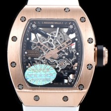 SA급 리차드밀레 남성용 리차드밀 RM035 아메리카즈!! 고급스러운 18K 로즈골드 스켈레톤 다이얼 오토매틱 무브먼트 RIC0401 xx