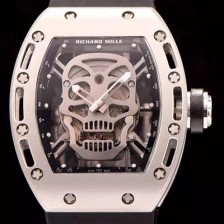 SA급 리차드밀레 남성용 리차드밀레 RM052 뚜르비용 스컬 워치 스켈레톤&해골무늬 다이얼 오토매틱 무브먼트 RIC0401 xx