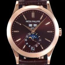 SA급 파텍필립 남성용 컴플리케이션 5396R 에뉴얼 캘린더 39MM UP!! 데이-데이트 문페이즈 18K 로즈골드 케이스 브라운 다이얼 Cal.324 S C 오토매틱 무브먼트 PAT01521 xx