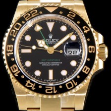 SA급 로렉스 남성용 지엠티 마스터II 116718-LN-78208 BEST 모델 신형버젼 고급스러운 18K 옐로우골드 케이스 세라믹 베젤 블랙 다이얼 오이스터 브레이슬릿 오토매틱 무브먼트 ROL0502 xx