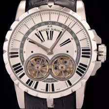 SA급 로저드뷔 남성용 엑스칼리버 아시안 오토매틱 화이트 다이얼 47mm ROG4220 xx