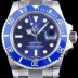 SA급 로렉스 남성용 NEW VIP 버전!!서브마리너 데이트 116619LB-97209 블루 세라믹 베젤 블루 다이얼 야광 인덱스 브레이슬릿 스위스 3135오토매틱 무브먼트 ROL0321 xx