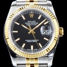 SA급 로렉스 남성용 1:1퀄리티!! 데이져스트 116233 오이스터 36mm 18K 옐로우골드 블랙 다이얼 쥬빌리 브레이슬릿 칼리버 3135타입 오토매틱 무브먼트 ROL0300 xx
