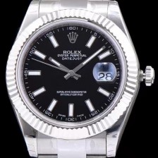 SA급 로렉스 남성용 데이져스트 스위스 3136 오토매틱 무브먼트 블랙 다이얼 ROL0101 xx