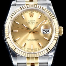 SA급 로렉스 남성용 1:1퀄리티!! 데이져스트 116233 오이스터 36mm 18K 옐로우골드 샴페인 다이얼 쥬빌리 브레이슬릿 칼리버 3135타입 오토매틱 무브먼트 ROL0301 xx