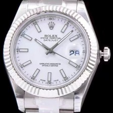 SA급 로렉스 남성용 데이져스트 스위스 3136 오토매틱 무브먼트 화이트 다이얼 ROL0102 xx