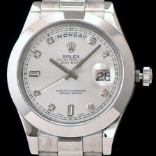 SA급 로렉스 남성용 데이데이트 2 실버 다이얼 ROL0100 xx