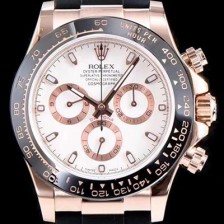 SA급 로렉스 남성용 데이토나 M116515ln-0014 코스모그라프 최신버전 업그레이드형!! 크로노그래프 화이트 다이얼 야광 인덱스 오토매틱 무브먼트 ROL0331 xx