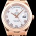 SA급 로렉스 남성용 오이스터퍼페츄얼 데이데이트 로즈골드 화이트다이얼 오토매틱 무브먼트 ROL0004 xx
