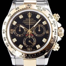 SA급 로렉스 남성용 최상급 퀄리티 데이토나 116503 18K 옐로골드 포금 제품!! 크로노그래프 쥬얼 다이아몬드 인덱스 18K 옐로골드 투톤 콤비 제품 블랙 다이얼 오토매틱 무브먼트 ROL0301 xx