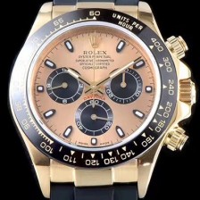 SA급  로렉스 남성용 VIP타입 크로노그래프 데이토나 116518LN 오이스터플렉스 40MM UP!! 18K 옐로우 골드 샴페인 컬러와 블랙 다이얼 ETA 7750B-2 오토매틱 무브먼트 ROL0001 xx