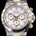 SA급 로렉스 남성용 최상급 퀄리티 데이토나 116503 18K 옐로골드 포금 제품!! 크로노그래프 18K 옐로골드 투톤 콤비 화이트 다이얼 오토매틱 무브먼트 ROL0310 xx