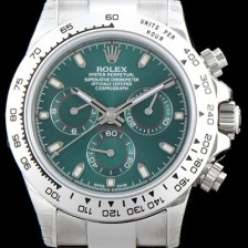 SA급 로렉스 남성용 코스모그래프 데이토나 116509 오이스터 18K 화이트 골드 40MM 업그레이드!! 그린 썬더스트 다이얼 ETA 7750B-2 크로노그래프 오토매틱 무브먼트 ROL0030 xx