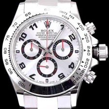 SA급 로렉스 남성용 데이토나 116509-78599 크로노그래프 실버 다이얼 브레이슬릿 ETA 7750B오토매틱 무브먼트 ROL0105 xx