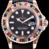 SA급 로렉스 남성용 최신버전 UP!! 요트마스터 116695SATS 레인보우 바게크 컷 세팅 베젤 블랙 다이얼 오이스터 플렉스 스위스 ETA 2824-2 오토매틱 무브먼트 ROL0050 xx