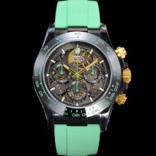 SA급 로렉스남성용 데이토나 세라믹 베젤 40mm 크로노그래프 오토매틱 Cal.4130 무브먼트 스켈레톤 다이얼 rol5376 xx