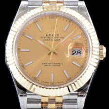 SA급 로렉스 남성용 최고급형!!데이져스트II 126333-62613 GM사 추가업데이트!! 18K 옐로골드 투톤 콤비 골드 다이얼 브레이슬릿 스위스 ETA 2836-2 오토매틱 무브먼트 ROL0355 xx