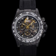 SA급 로렉스남성용 데이토나 포지드카본 40mm 크로노그래프 오토매틱 Cal.4130 무브먼트 스켈레톤 다이얼 rol5371 xx