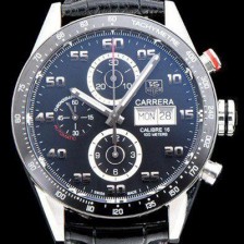 SA급 태그호이어 남성용 TOP Grade Quality 까레라 크로노그래프 오토매틱 타키메터 블랙다이얼 TAG0103 xx