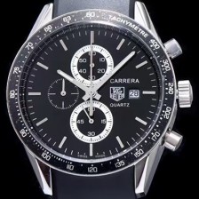 SA급 테그호이어 남성용 까레라 블랙 다이얼 쿼츠 무브먼트 TAG0200 xx