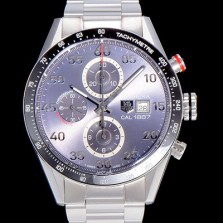 SA급 태그호이어 남성용 까레라 크로노그래프 그레이 다이얼 ETA-7750 오토매틱 무브먼트 TAG0200 xx