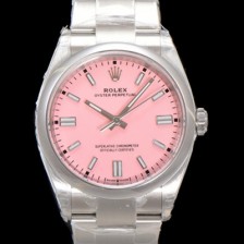 SA급 로렉스 남성용 904스틸 오이스터 퍼페추얼 m126000 오토매틱 칼리버 3230타입 36미리 메탈시계 핑크 다이얼 rol5366 xx