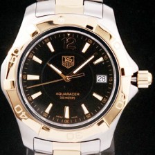 SA급 태그호이어 남성용 아쿠아레이서 유니섹스 블랙 쿼츠 TAG4202 xx