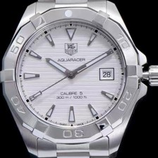 SA급 태그호이어 남성용 아쿠아레이서 WAY2111.BA0928 워치 화이트 다이얼 오토매틱 무브먼트 TAG0145 xx