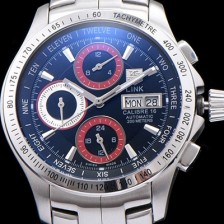 SA급 테그호이어 남성용 링크 시리즈 칼리버 16 크로노그래프 블랙 다이얼 오토매틱 무브먼트 TAG0231 xx