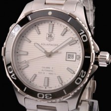 SA급 태그호이어 남성용 아쿠아레이서 오토매틱 500메터 칼리버 5 화이트다이얼 TAG0405 xx