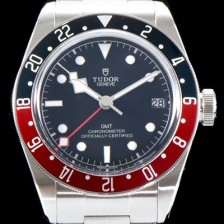 SA급 튜더 남성용 바젤월드 블랙 베이 M79830RB-0001 지엠티!! 듀얼 타임 블랙/레드 투톤 24시간 회전 베젤 블랙 다이얼 브레이슬릿 스위스 ETA 2824-A2 오토매틱 무브먼트 tud5125 xx