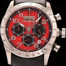 SA급 튜더 남성용 스위스 ETA 쿼츠 레드 다이얼 TUD4240 xx